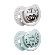 Lovi Wild Soul boy, smoczek silikonowy dynamiczny, 0-3 m, 2 szt.