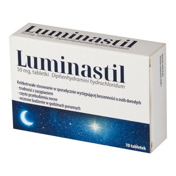 Luminastil, 50 mg, tabletki, 10 szt.