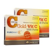 Zestaw 2 x Olimp Gold-Vit C1000 Forte, kapsułki, 30 szt.