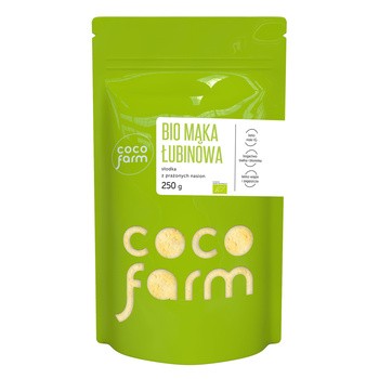 Coco Farm, Bio mąka łubinowa, 250 g