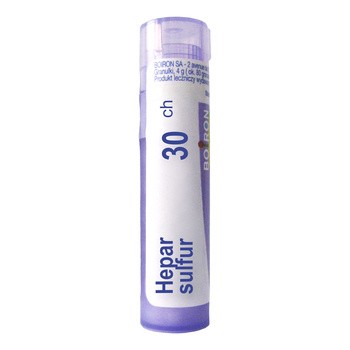 Boiron Hepar sulfur, 30 CH, granulki, 4 g
