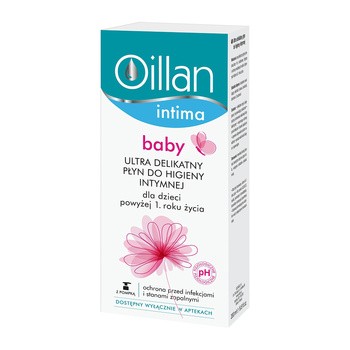 Oillan Intima Baby, ultradelikatny płyn do higieny intymnej, 200 ml