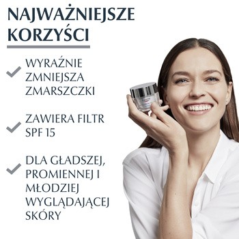 Eucerin Hyaluron-Filler, krem na dzień z kwasem hialuronowym do skóry suchej SPF 15, przeciwzmarszczkowy, 50 ml