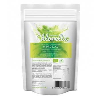 KENAY Chlorella Organiczna, proszek, 100 g