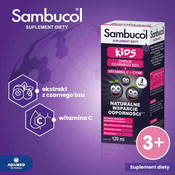 Sambucol Kids, płyn, 120 ml