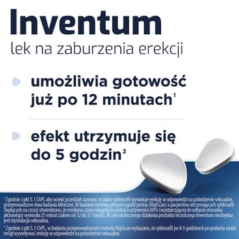 Inventum, 25 mg, tabletki do rozgryzania, żucia, 4 szt.
