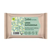 Luba Eco Family, nawilżany papier toaletowy z wodą rumiankową, 50 szt.