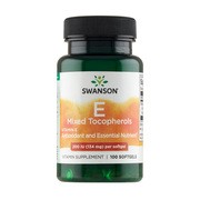 Swanson Witamina E 200 IU mieszanka tokoferoli, kapsułki, 100 szt.