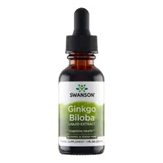 Swanson Ginkgo Biloba Liquid ekstrakt, płyn, 29,6 ml