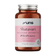 Uns Shatavari + Bioperine, kapsułki twarde, 60 szt.