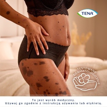 Tena Silhouette Plus, majtki chłonne, Black, rozmiar M, 12 szt.