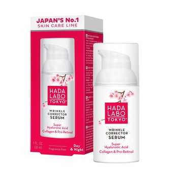 Hada Labo Tokyo, przeciwzmarszczkowe serum na dzień i na noc, 30 ml