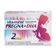 Vita-Miner Pregna + DHA, tabletki + kapsułki, 30 szt. + 30 szt.
