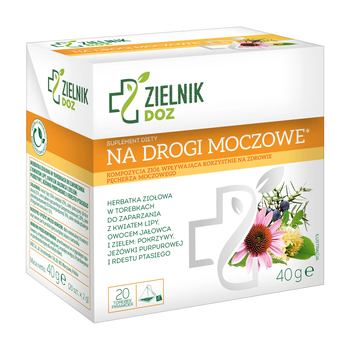 ZIELNIK DOZ Na Drogi Moczowe, herbatka ziołowa, 2 g, 20 szt.