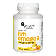 Aliness Fish Omega 3 Trójglicerydy 180/120 mg, kapsułki miękkie, 60 szt.