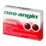 Neo-Angin wiśnia, pastylki twarde, 24 szt.