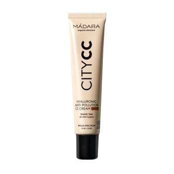 Madara Hyaluronic Anti-Pollution CC Cream SPF 15, krem koloryzujący, Tan, 40 ml