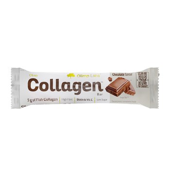 Olimp Collagen Bar, baton, smak czekoladowy, 44 g