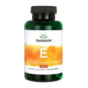 Swanson Witamina E 400IU, kapsułki żelowe, 250 szt.