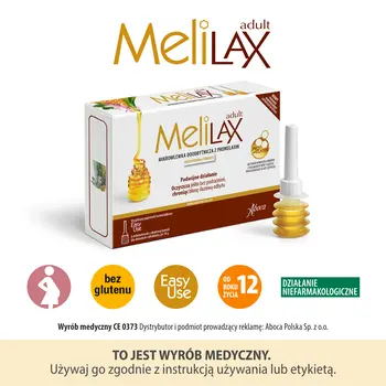 Melilax Adult, mikrowlewka doodbytnicza, 6 wlewek