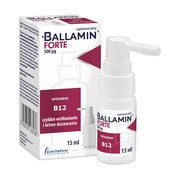 Ballamin Forte, spray do stosowania w jamie ustnej, 15 ml