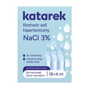 Katarek, hipertoniczny roztwór soli, 3% NaCl, 4 ml x18