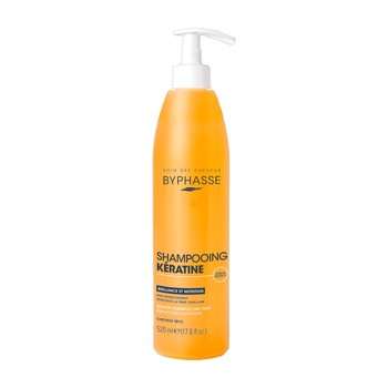 Byphasse Sublim Protect Keratine, szampon do włosów suchych, 520 ml