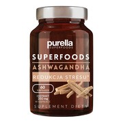 Purella Superfoods, Ashwaganda Redukcja Stresu, 60 kapsułek