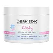 Dermedic Emolient Linum Baby, masło intensywnie natłuszczające do twarzy i ciała, 225 g