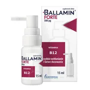 Ballamin Forte, spray do stosowania w jamie ustnej, 15 ml