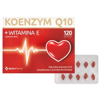 Koenzym Q10+witamina E, kapsułki, 120 szt.