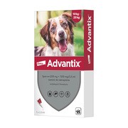 Advantix Spot-on, psy 10-25 kg, 2,5 ml x 1 szt.