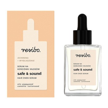 Resibo Save & Sound, serum na końcówki włosów, wygładzające, 15 ml