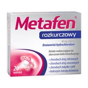 Metafen Rozkurczowy, 40 mg, tabletki, 20 szt.