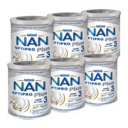 Zestaw 6x Nestle Nan Optipro Plus 3 HM-O, mleko modyfikowane Junior dla dzieci po 1 roku, 800 g