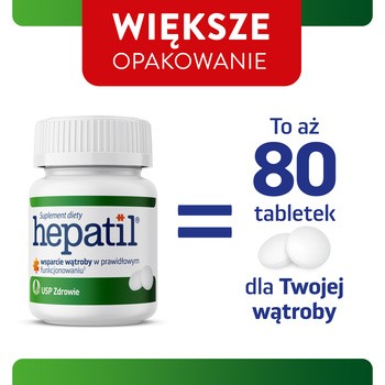 Hepatil, tabletki, 80 szt.