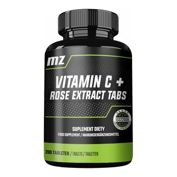 MZ Vitamin C + Rose Extract TABS, tabletki, 200 szt.