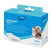 Cosmopor Silicone, opatrunek chłonny, 7,2 cm x 5 cm, 5 szt.