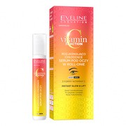 Eveline Vitamin C 3x Action, rozjaśniająco-chłodzące serum pod oczy w roll-onie, 15 ml