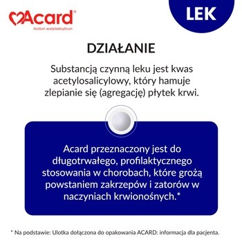 Acard, 150 mg, tabletki dojelitowe, 30 szt.