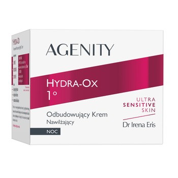 Agenity 1° Hydra-Ox, odbudowujący krem nawilżający na noc, 50 ml
