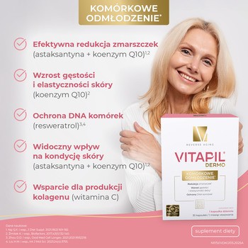 Vitapil Dermo Komórkowe Odmłodzenie, kapsułki, 30 szt.