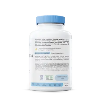 Osavi, Omega-3 Extra 1300 mg, smak cytrynowy, kapsułki miękkie, 180 szt.