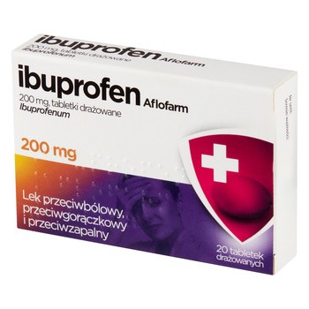 Ibuprofen Aflofarm, 200 mg, tabletki drażowane, 20 szt.