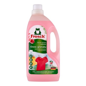 Frosch, żel do prania kolorów, owoc granatu, 1500 ml