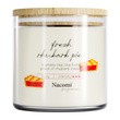 Nacomi Fragrances, fresh rhubarb pie, świeca sojowa, 450 g