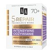AA Technologia Wieku 5Repair Intensywne Odżywianie 70+, intensywnie odbudowujący krem-kuracja na noc, 50 ml