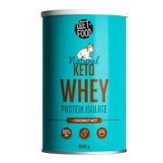 Diet-Food, Keto Whey Protein Isolate, białko serwatkowe z olejem kokosowym MCT, 500 g