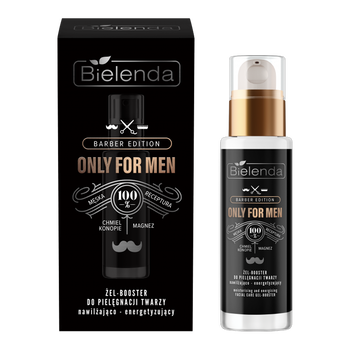 Bielenda Only For Men, żel-booster nawilżająco-energetyzujący, 30 ml