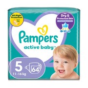 Pampers Active Baby 5 (11−16 kg), pieluszki jednorazowe, 64 szt.